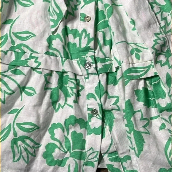 DRAPER JAMES RSVP™ Puff Sleeve Floral Mini Shirt Dress - Picture 6 of 10